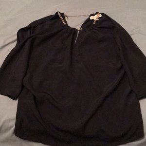 Open shoulder blouse